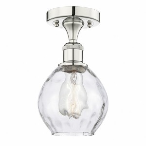 Waverly - 1 Light Semi-Flush Mount In Industrial Style-9.25 Inches Tall and 6 Inches Wide - 1 of 1