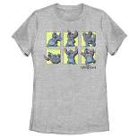 Women's Lilo & Stitch Poses in Yellow Panels T-Shirt