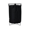 Household Essentials Metal Wire Frame Laundry Hamper with Removable Canvas Bag - image 4 of 4