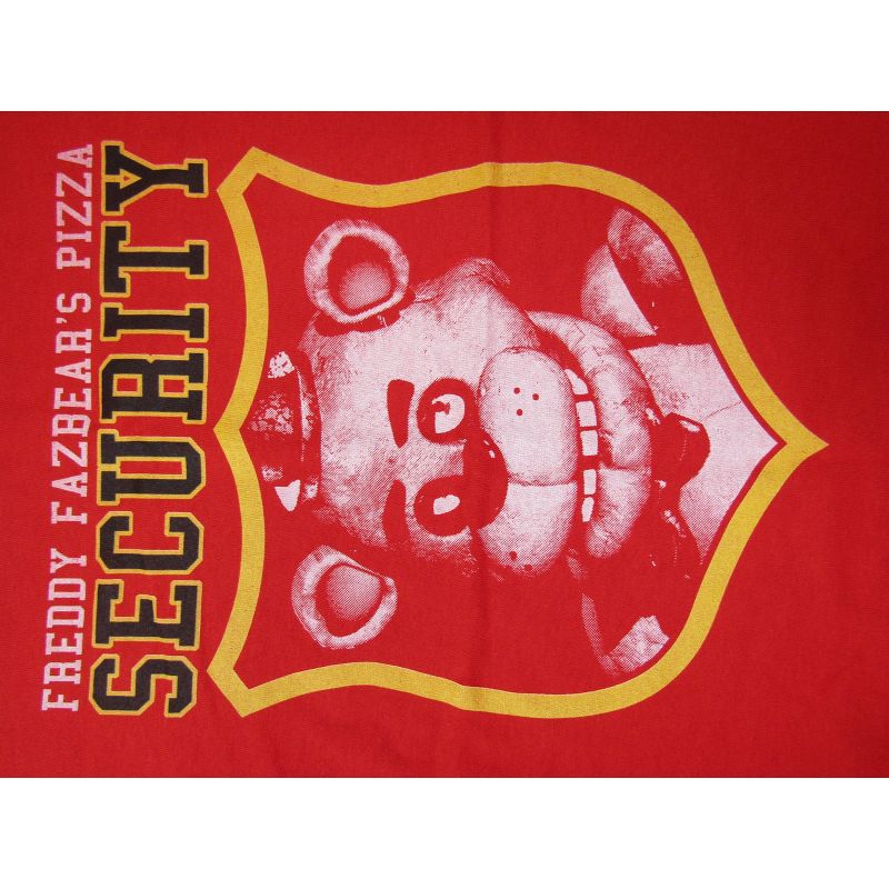 Bioworld Five Nights At Freddy's Fazbear's Pizza Security Layout Screen Print on Athletic Heather Tee, 2 of 4