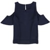bar III Womens Chiffon Hem Knit Blouse - 2 of 2