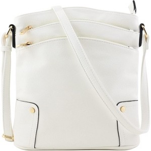 Paaaawaters Triple Zip Pocket Large Crossbody Bag - 1 of 4