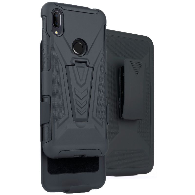 Nakedcellphone Combo for Jitterbug Smart3 - Hybrid Case and Belt Clip Holster, 1 of 7