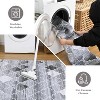 Acekool 2x6 Runner Rug - Washable Non-Slip Kitchen Carpet in Grey - 4 of 4