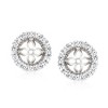 Ross-Simons 7.5mm Cultured Pearl and 1.10 ct. t.w. CZ Jewelry Set: Earrings and Earring Jackets in Sterling Silver - 4 of 4