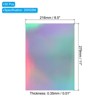 Unique Bargains Poster DIY Crafts Reflective Metallic Mirror Holographic Cardstock - 2 of 4