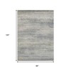 HomeRoots 8' X 10' Linen And Beige Abstract Washable Indoor Outdoor Area Rug - 3 of 4