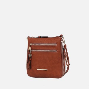 MKF Collection Angelina Crossbody Shoulder Women's Handbag Vegan Leather Purse by Mia K - 1 of 4