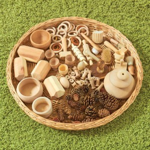 Cosy Heuristic Wicker Tray - 23" Diameter - 1 of 2