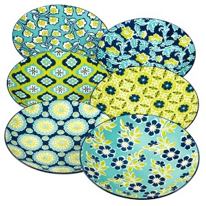 Certified International Set of 6 8.5" Tapestry Salad Plates - 1 of 4