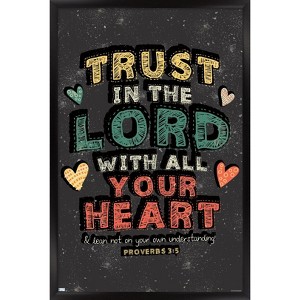 Trends International Scott Orr - Trust in The Lord Framed Wall Poster Prints - 1 of 4