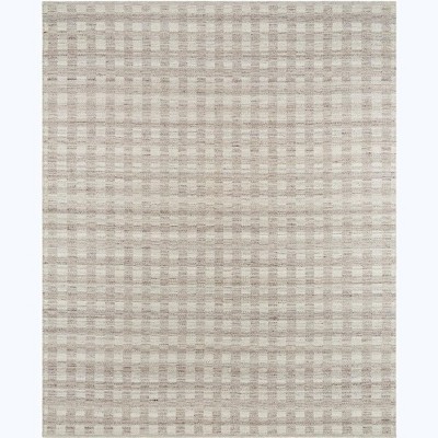 Mark & Day Jamaris 8'x10' Rectangle Woven Indoor Area Rugs Medium Brown: Handwoven Geometric Wool, Stain-Resistant, Pet Friendly