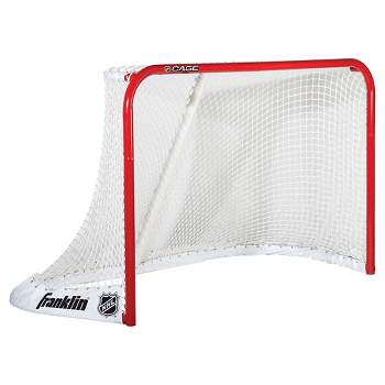 Franklin Sports NHL Cage Steel Goal - Red (72")