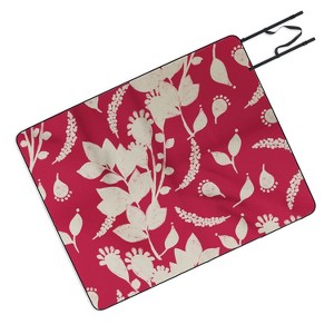 Viviana Gonzalez Floral Magenta vibes Picnic Blanket - Deny Designs - 1 of 3