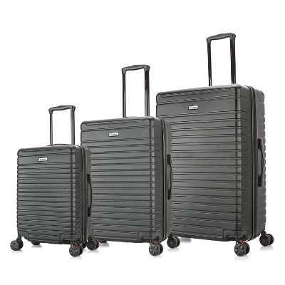 Miami Carryon Collins Expandable Hardside Checked 3pc Luggage Set : Target