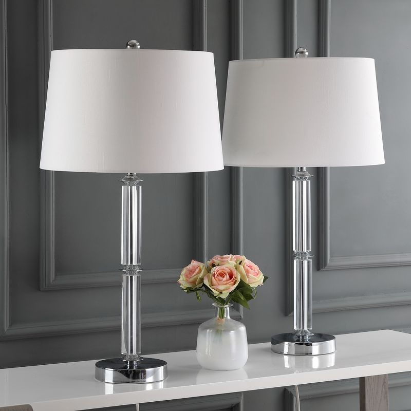 Vendome 28.5" Crystal Table Lamp (Set of 2) - Clear - Safavieh., 2 of 8