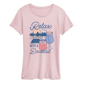 Women's - Instant Message - Docktails Short Sleeve Graphic T-Shirt - 1 of 4