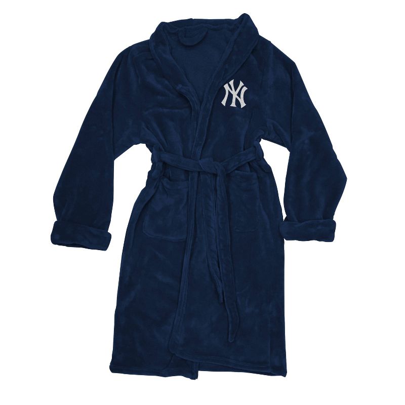 MLB New York Yankees Silk Touch Bathrobe, 1 of 5