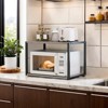 Karl Home 2-Tier Printer Stand P2 Particleboard Washed Gray Combo A 17.7x12x13.4 Inches - 3 of 4