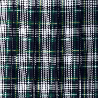 white/evergreen plaid