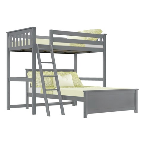 Twin over full l shaped outlet bunk