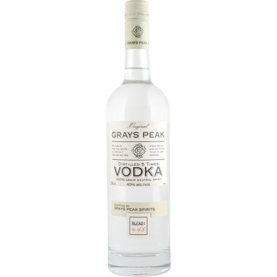 Grays Peak Vodka - 750ml Bottle