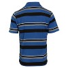 Gioberti Mens Multiple Stripe Polo Shirt With Pocket - Short Sleeve Yarn Dye - 2 of 2