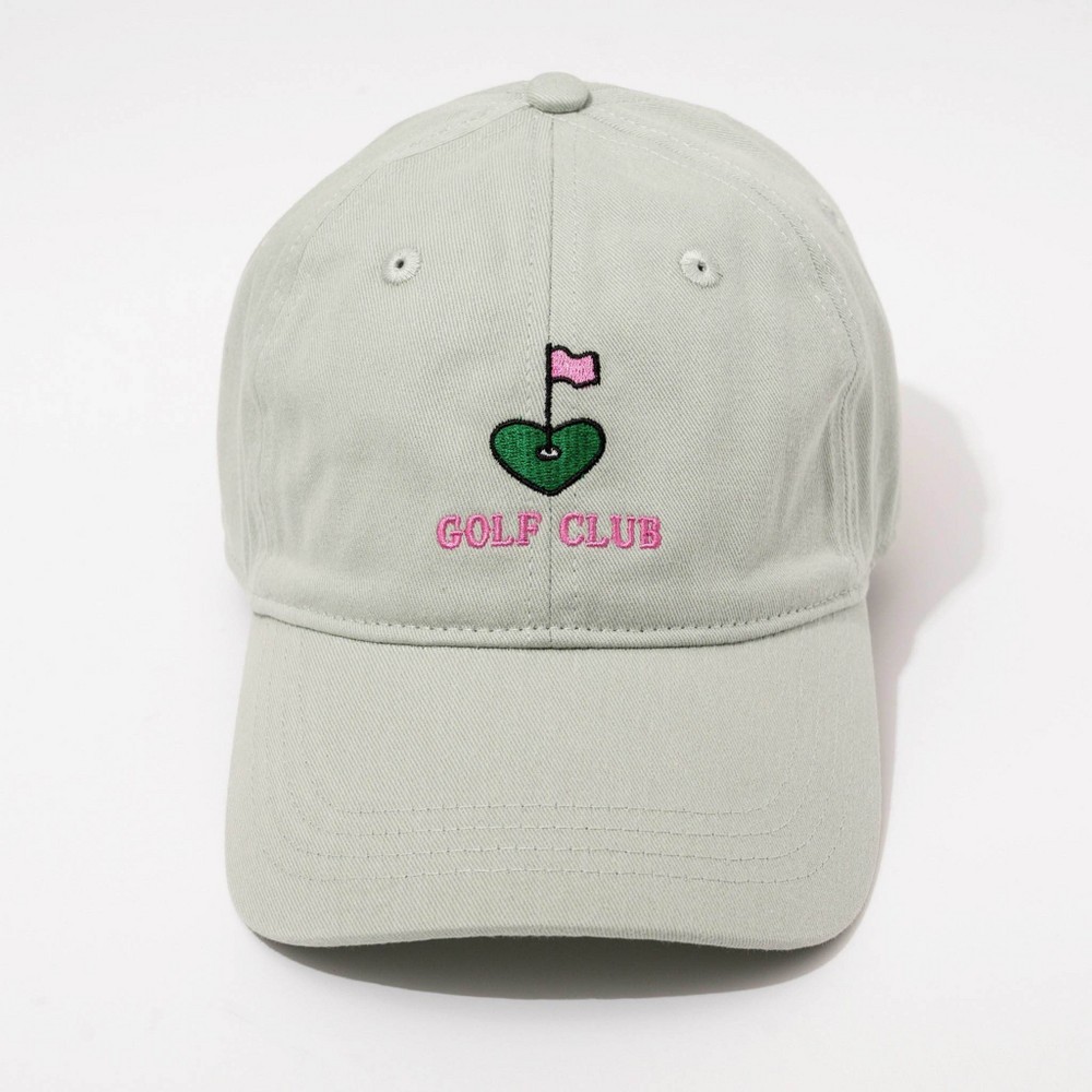 Golf Club Hat - Frasier Sterling Mint: Adjustable Cream Baseball Cap