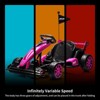 Go Kart for Kids, Electric Drift Kart Outdoor Race Toy, 24V Ride On Toy Drifting Car with 2x200W Motors - 3 of 4