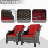 UPTIOT 2-Pieces Wicker Outdoor Patio Furniture Sets - 2 of 4