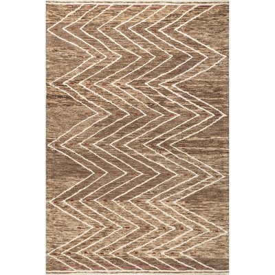 nuLOOM Sharie Hand Hooked Wool & Cotton Global Inspired Area Rug