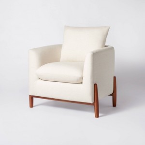 Elroy Accent Chair with Wooden Legs - Threshold™ designed with Studio McGee - 1 of 4