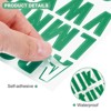 Unique Bargains Waterproof Vinyl Self-Adhesive Durable Mailbox Alphabet Stickers 6 Sheets - 2 of 4