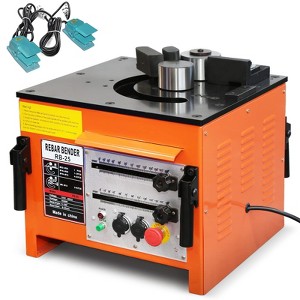 Rebar Bender, Electric Rebar Bender - 1600W Machine Up to 1 Inch, 0-180° Angles, Foot Pedal Switch, for Construction Steel Bar/Rod - 1 of 4