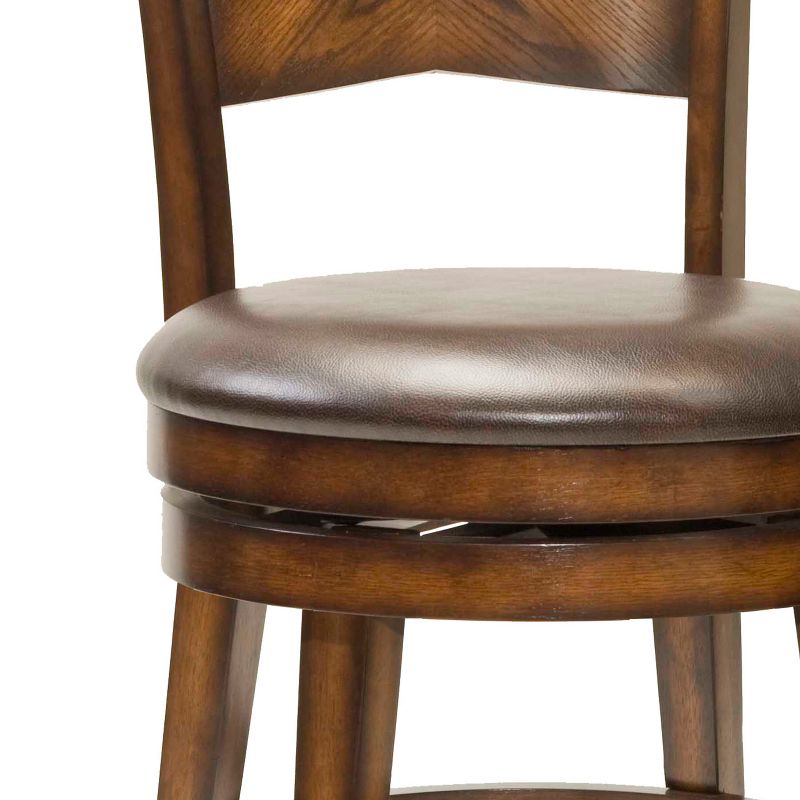 30.5&#34; Jenkin Barstool Wood Composite/Brown - Hillsdale Furniture, 6 of 9