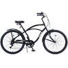 YONWAY 26" Beach Cruiser Bike, 7 Speed Cruiser Bike With High Carbon Steel Dual V-Brakes Bike Perfect For Casual Riding And Long Commutes - 2 of 4