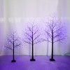 ACEPANO 72 in. H 3-Piece Halloween Spooky Tree For Halloween Indoor Home Decoration-Purple - 3 of 4