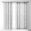 Ninola Design Wool Braids Drawing Single Panel Sheer Window Curtain - Deny Designs - image 2 of 4