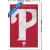 Trends International MLB Philadelphia Phillies - Logo 25 Framed Wall Poster Prints - 3 of 4