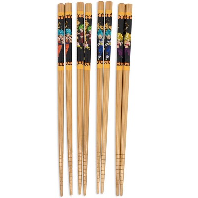 Just Funky Dragon Ball Super Bamboo Chopsticks | Set of 4