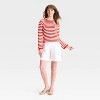 Women's Shrunken Crewneck Pullover Sweater - A New Day™ - 3 of 3