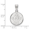 Black Bow Jewelry 14k White Gold Syracuse Oranges NCAA Medium Pendant - 2 of 3