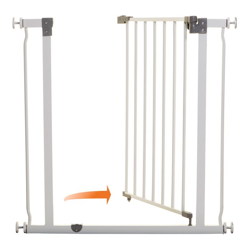 Dreambaby® Liberty 29.5-36.5in Auto Close Metal Baby Safety Gate - White, 3 of 8