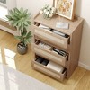 Rattan Accent 5-Drawer Dresser with Gold Handles, 45" Tall Wood Storage Chest Organizer for Bedroom and Closet - 4 of 4