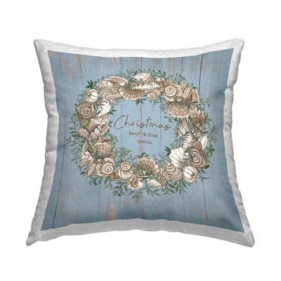 Stupell Industries Christmas By The Sea Wreath