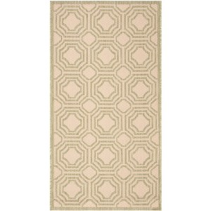 Courtyard CY6112 UV & Stain Resistant Non-Shedding Power Loomed Indoor/Outdoor Rugs - Safavieh - 1 of 4