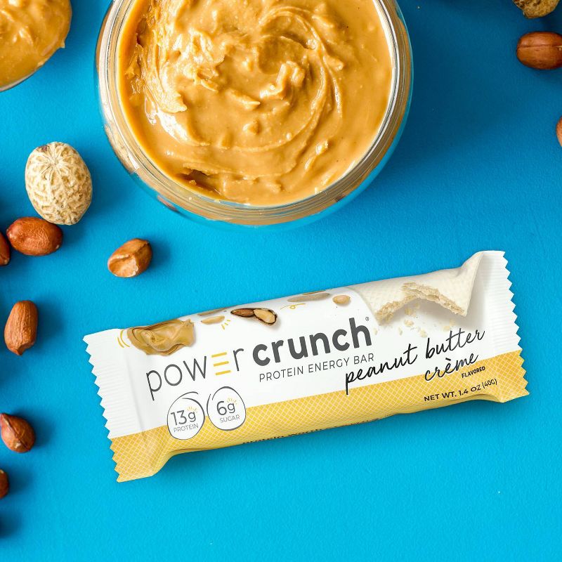 Power Crunch Peanut Butter Cream Wafer Protein Energy Bar - 5pk, 5 of 12