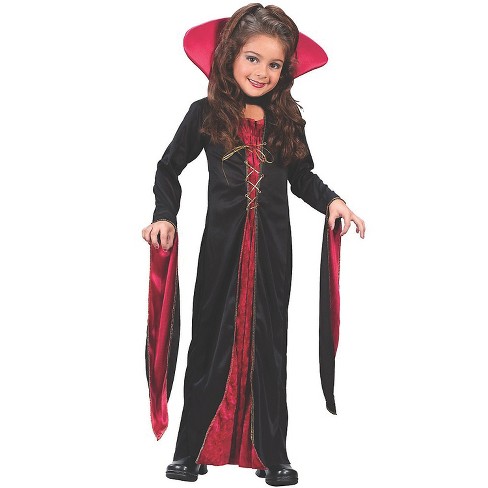 Fun World Girls' Teen Victorian Vampiress Costume - Size 12-14 - Red ...