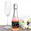 Big Dot of Happiness Trick or Treat - Mini Wine and Champagne Bottle Label Stickers - Halloween Party Favor Gift for Women and Men - Set of 16 - 2 of 4