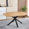 Extendable table,DINING TABLE,OFFICE TABLE,COFFEE TABLE,metal leg,MDF top,120/160x120x75cm - 2 of 4